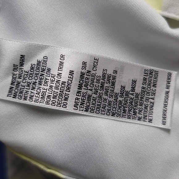 IZOD Perform X Sport Skirt Yellow & White Plaid Size 2 - Picture 4 of 6